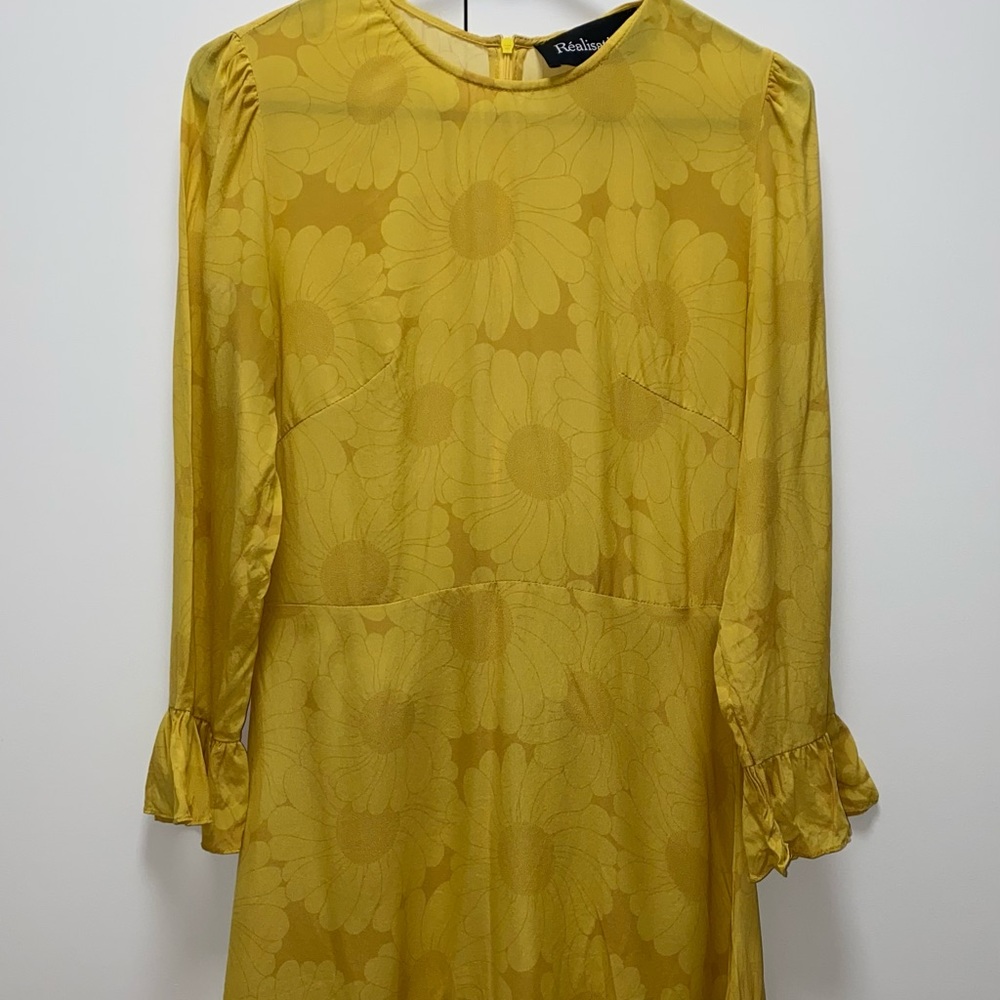 Réalisation Par mary jane dress in sunflower pattern